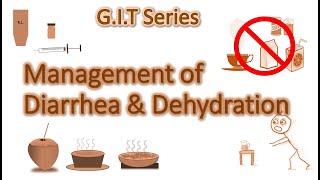 Management of Diarrhea and Dehydration  Plan A B C  ORS  Zinc  Lactose free diet  GIT 2 [upl. by Rohclem842]