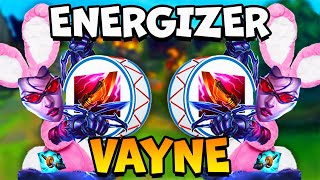 ENERGIZER VAYNE  The Damage just keeps going and going  Season 14 HIDDEN OP Vayne build [upl. by Niliac5]