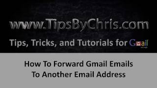 Gmail fowarding  How to forward gmail emails to another email address [upl. by Ylsel]