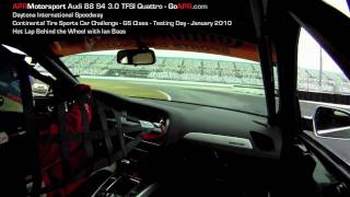 APR Motorsport 2010 Audi B8 S4 30 TFSI Hot Lap at Daytona [upl. by Zitella432]