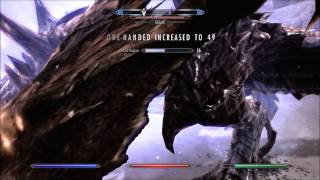 SKYRIM Alduin invincible glitch amp how to avoid and fix it HD 1080p [upl. by Aissak277]