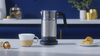 Nespresso Aeroccino 4  How to make a Cappuccino [upl. by Okihcas]