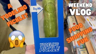 Weekend VLOG Shopping Firehouse Subs Thanksgiving Turkey Sandwich amp A Yodeling Pickle [upl. by Ahteral649]