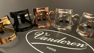 Vandoren MO clarinet ligature in every finish  is there a difference [upl. by Amorete]