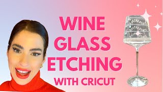 Crafting Personalized Wine Glasses with Cricut StepbyStep Guide [upl. by Brawley223]