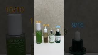 Rating Korean ampoules with fun ingredients koreanskincare glasskin ampoule [upl. by Tereve332]