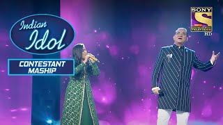 Abhijeet और Sayali की Singing On quotWaada Raha Sanamquot सबको लगी Pleasing Indian IdolContestant Mashup [upl. by Darnok]