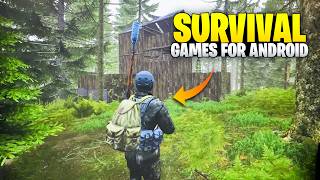 TOP 5 BEST SURVIVAL GAMES FOR ANDROID  IN 2024 [upl. by Idieh]