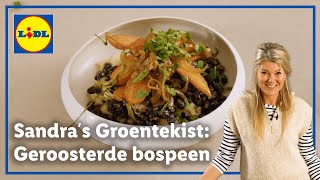 Geroosterde bospeen met zwarte bonen en mosterd  Sandras Groentekist [upl. by Hoskinson]