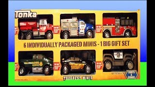 Top 6 TONKA Toys GARBAGE TRUCK 🚒 AMBULANCE SHERIFF PARK RANGER amp FIRE ENGINE unboxing [upl. by Wilbur59]