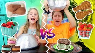 FELT FOOD vs REAL FOOD Challenge [upl. by Teahan]