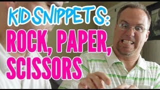 Kid Snippets quotRock Paper Scissorsquot Imagined by Kids [upl. by Aipotu28]