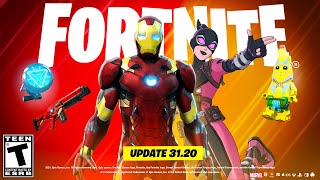 FORTNITE IRON MAN UPDATE 3120 [upl. by Jacquette]