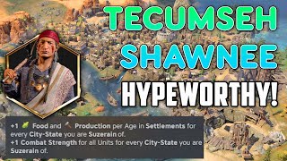 Pro Civ 6 player reacts to Tecumseh and the Shawnee HYPE Civ 7 [upl. by Anawd]