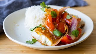 PeruvianStyle Mahi Mahi Recipe  The best fish recipe EVER [upl. by Reiser]