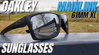 Oakley Mainlink XL 61mm Sunglasses Overview  Matte Black with Prizm Black Polarized Lenses [upl. by Glynn]