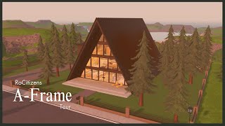 RoCitizens AFrame House Tour [upl. by Acirea609]