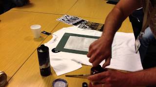 How to print a tshirt using INKODYE [upl. by Kawasaki]