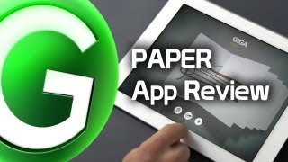 App Review PAPER by Fiftythree  GIGADE [upl. by Karlen930]