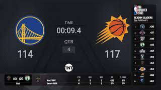 Golden State Warriors  Phoenix Suns NBA Live Scoreboard  NBA on TNT [upl. by Slin]