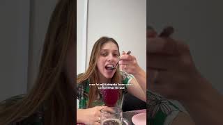 Comendo só comidas com a letra G 😂 goiaba granola grostoli guacamole comida [upl. by Faustus891]