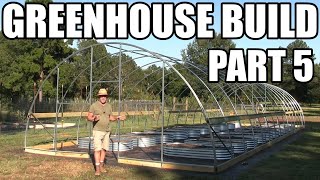 Greenhouse build part 5 of 6 from Growers Solution [upl. by Schwitzer]