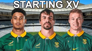 My SPRINGBOKS Starting XV for SPRINGBOKS vs ALL BLACKS 2nd Test Rugby Championship 2024 [upl. by Ilrebma]