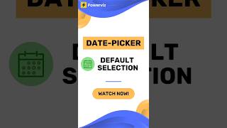 Date Picker Default Selection explained shorts [upl. by Mellicent]