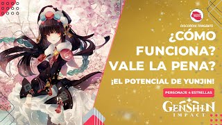 ¡NO VAS A CREER como MEJORA el DAÑO de tu EQUIPO con YUNJIN ► SUPPORT para BASICOS  Genshin Impact [upl. by Oralle]