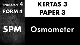 Paper  Kertas 3  Bab 3  Osmometer Bilingual  DwiBahasa [upl. by Sedecram]