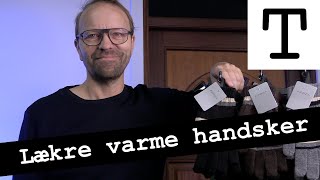 Varme handsker til mænd [upl. by Auhso736]