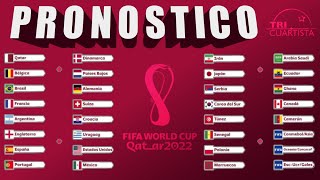 PREDICCIÓN MUNDIAL QATAR 2022  Clasificados y campeón final ABRIL 22 [upl. by Farmer]