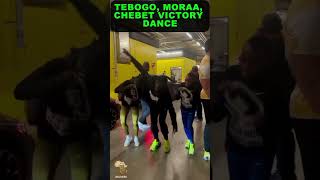 Tebogo Moraa amp Chebet Celebrate Zurich Wins with Botswana Dance [upl. by Oicapot]