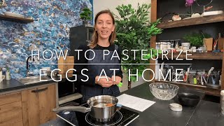 3 ways to PASTEURIZE EGGS at home  what is the reliable method for pasteurizing eggs [upl. by Ivonne733]