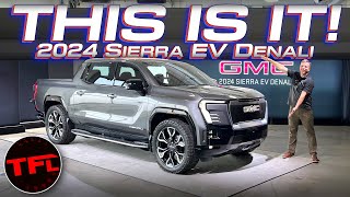 WORLD DEBUT Is the Allnew GMC Sierra EV Denali the BEST Electric Truck Yet Heres the Full Tour [upl. by Joshia]