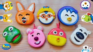 Compilation Pororo and friends Clay Cracking ASMR Plastisin 모음집 뽀로로와 친구들 클레이크래킹 ASMR 플라스티신 [upl. by Dusza]