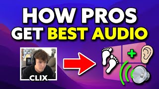 How PROS Get BETTER Audio In Fortnite Sound Tweaks [upl. by Edlihtam421]