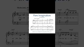 Pure Imagination Short Easy Piano [upl. by Karlow137]