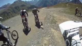 Les 2 Alpes VTT descente Pied Moutet  GOPRO HD HERO [upl. by Aderf]