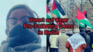 Vor Ort auf einer proPalästina Demo in Berlin 08112024 [upl. by Lledal400]