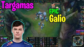 🔍 Targamas EPIC Galio in Challenger EUROPE 🌟 [upl. by Annavaj491]