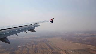 Asiana Airlines A321231 flight OZ572 approach landing and taxiing in Khabarovsk Novy [upl. by Anagrom]