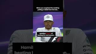 When Lewis Hamilton was unaware of Nico Rosbergs decision to retire from Formula 1 [upl. by Ledniahs]