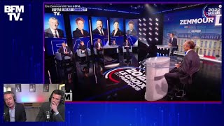 Éric Zemmour quotFace à BFMquot  le direct commenté sur Twitch [upl. by Philina858]