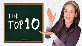 English Words – The Top 10 – Pronunciation Guide – Learn English American English [upl. by Trinee]