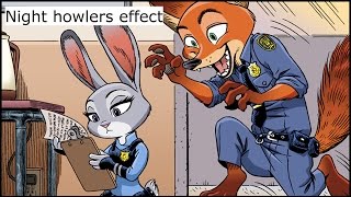 Zootopia comic  Night howlers effect [upl. by Uke41]