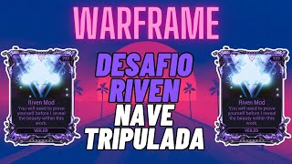 Desafio Riven  Mate 14 Inimigos Que Estão Em Uma Nave De Desembarque No Modo Solo  Warframe [upl. by Ozkum]