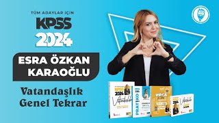 10 KPSS 2024 VATANDAŞLIK GENEL TEKRAR  1982 ANAYASASI GENEL ESASLAR  Esra Özkan Karaoğlu [upl. by Aisiat]