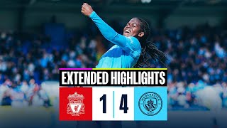 HIGHLIGHTS  CITY MAKE IT 12 IN A ROW WITH DOMINANT LIVERPOOL WIN  Liverpool 14 Man City  WSL [upl. by Tabbitha75]