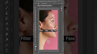 Remove Skin Blemishes in Photoshop  New Tutorial shorts photoshop [upl. by Brownson]